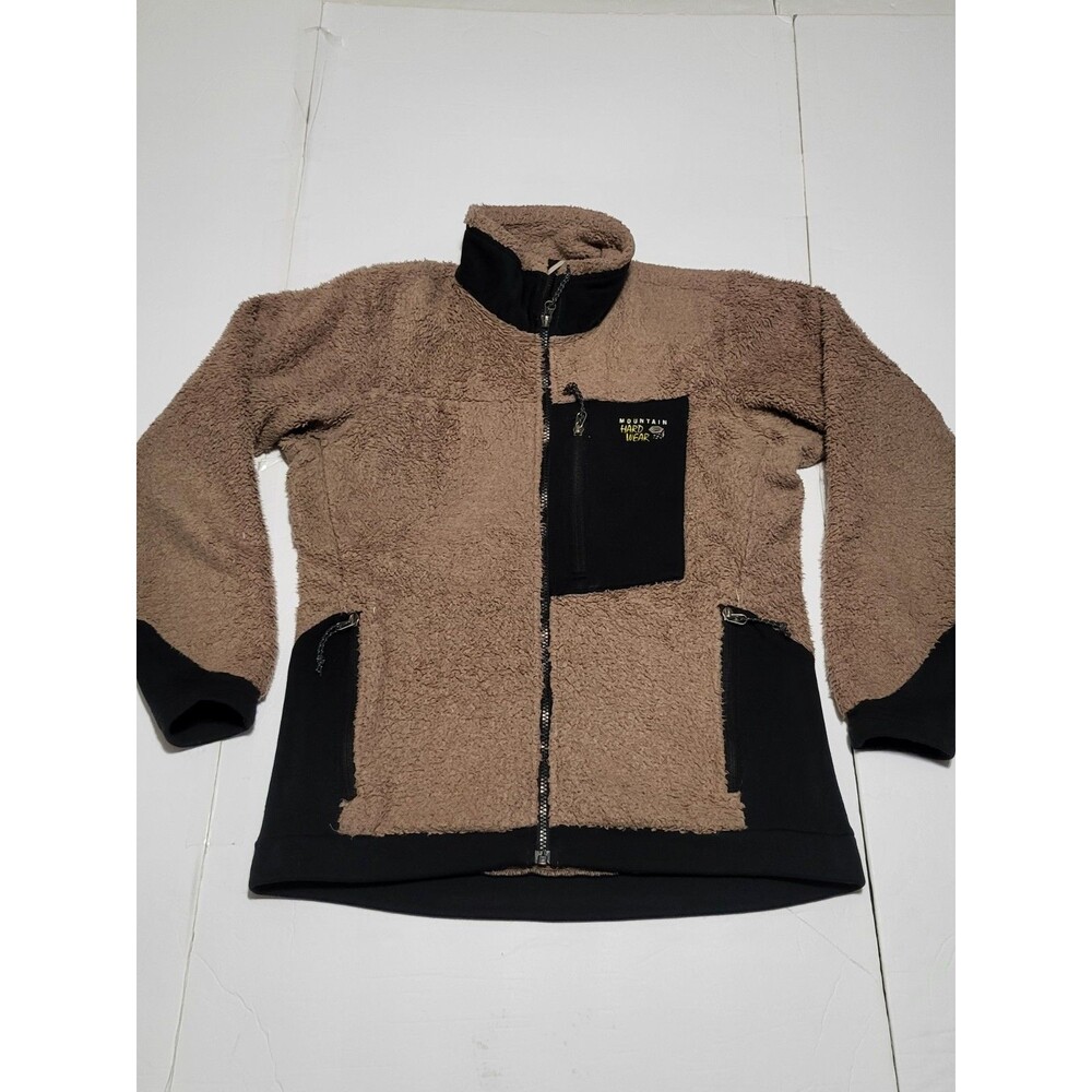 (#18) Mountain Hardwear Monkey Fleece Full Zip Jacket Women's M Brown